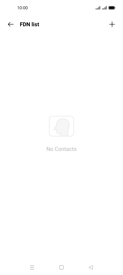 Press the add icon.