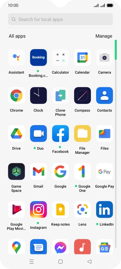 Press Gmail.