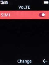 Press the Navigation key to turn the function on or off.