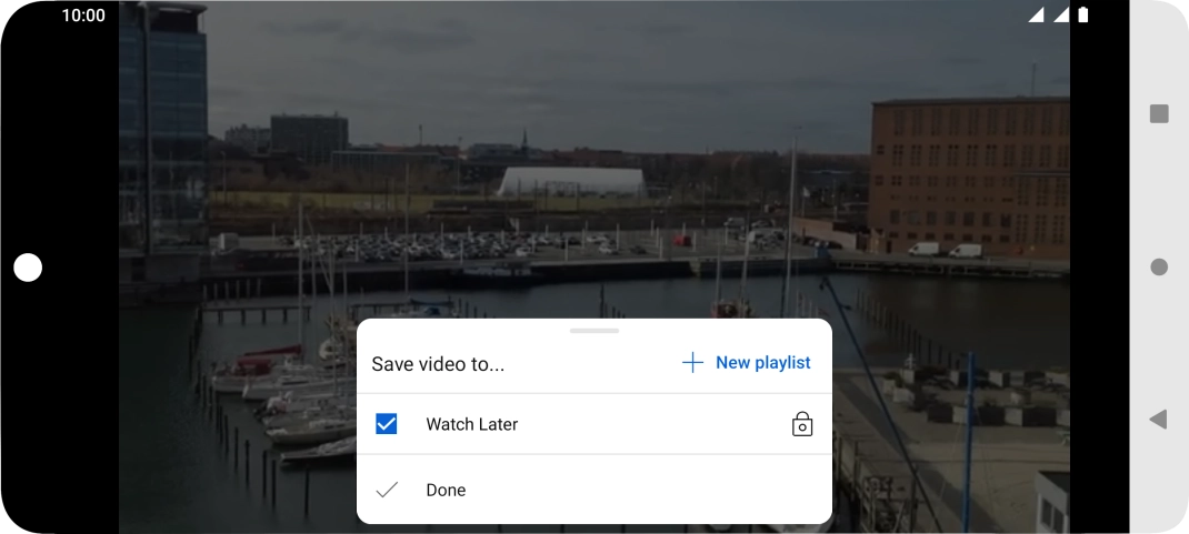 Press the required playlist. Press the required playlist.