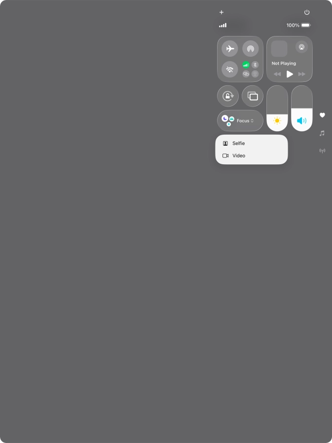 Press and hold the required function to see more actions. Press and hold the required function to see more actions.