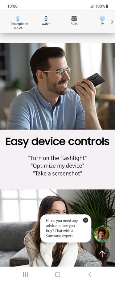 Press the Home key to return to the home screen.