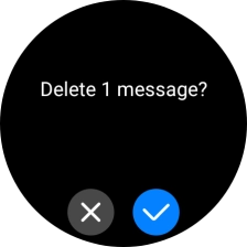 Press the confirm icon.