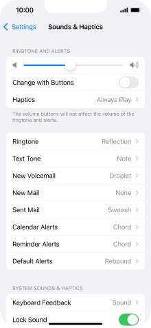 Press Ringtone.