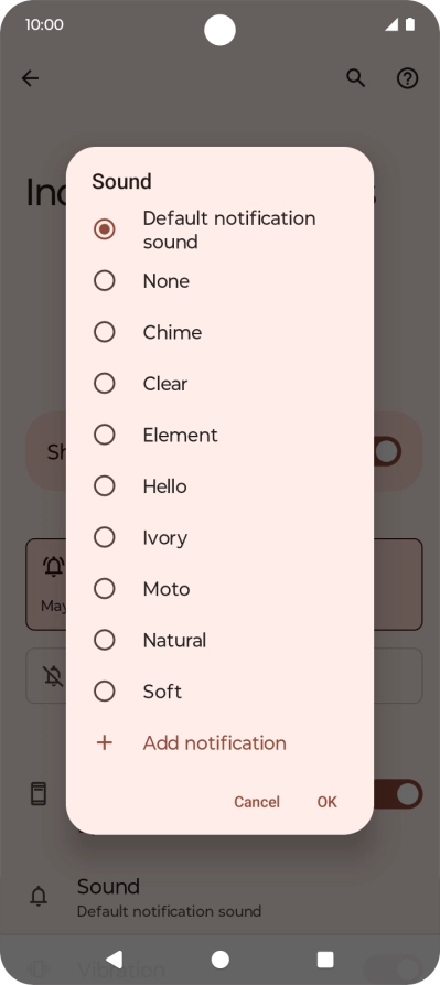 Press the required message tones to hear them.