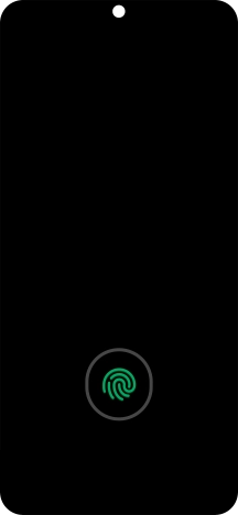 Place your finger on the fingerprint sensor to unlock your phone. Place your finger on the fingerprint sensor to unlock your phone.