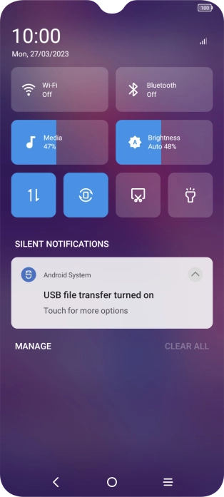 Press Touch for more options. Press Touch for more options.