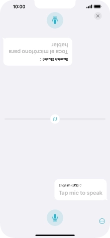 Press the end icon to end two-way view.