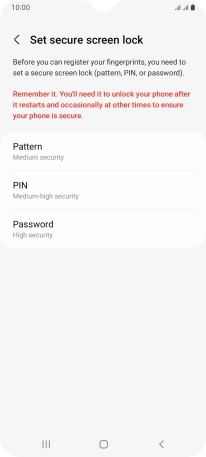 Press the required phone lock code and follow the instructions on the screen to create an additional phone lock code. Press the required phone lock code and follow the instructions on the screen to create an additional phone lock code.