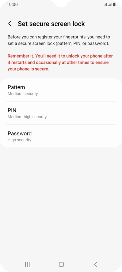 Press the required phone lock code and follow the instructions on the screen to create an additional phone lock code. Press the required phone lock code and follow the instructions on the screen to create an additional phone lock code.
