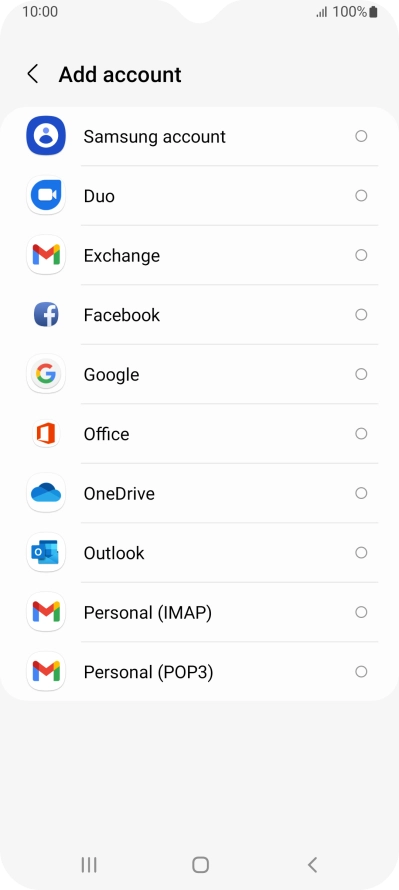 Press Google.