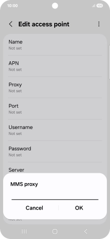 Key in 212.183.137.012 and press OK. Key in 212.183.137.012 and press OK.