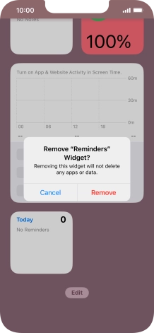 Press Remove.