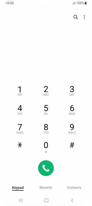 Press the menu icon. Press the menu icon.