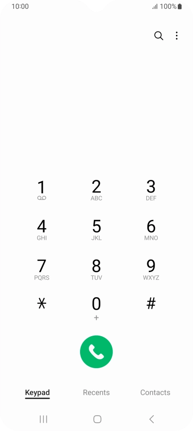 Press the menu icon. Press the menu icon.