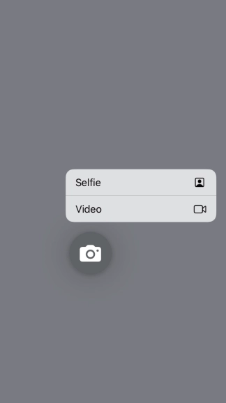 Press and hold the required function to see more actions.