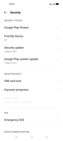 Press Find My Device. Press Find My Device.