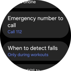 Press Emergency number to call. Press Emergency number to call.