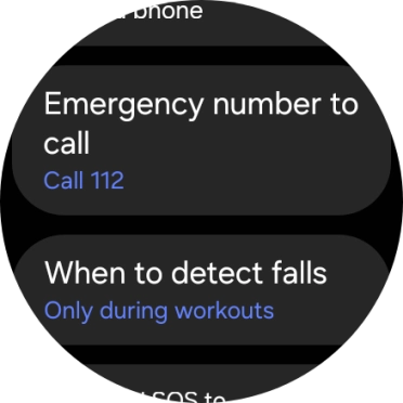 Press Emergency number to call. Press Emergency number to call.
