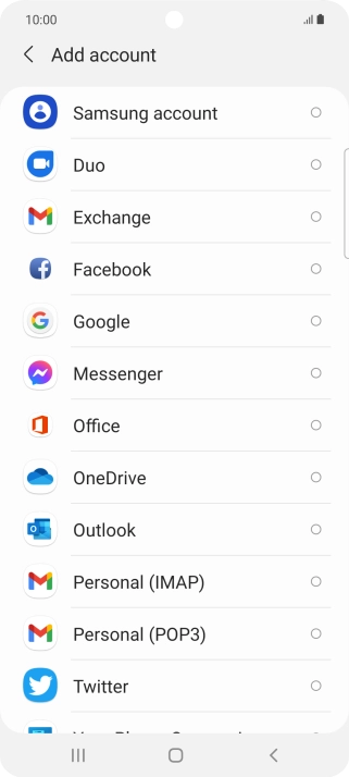 Press Google.