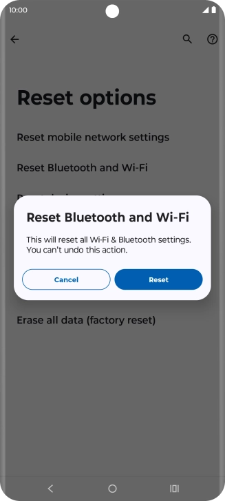 Press Reset.