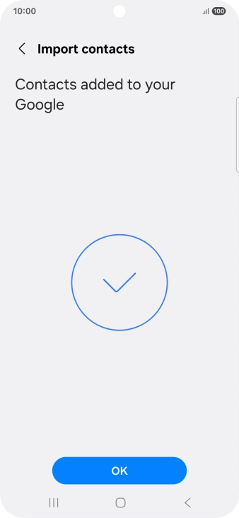 Press OK. Press OK.