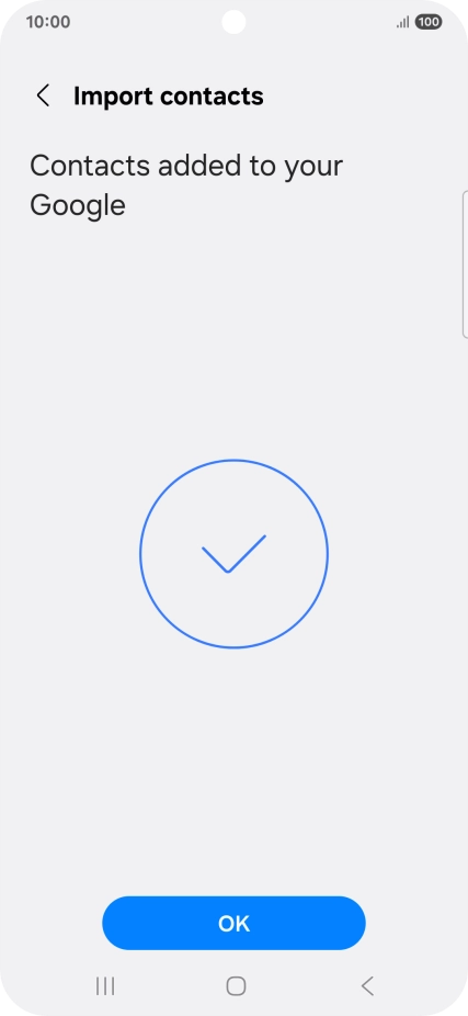 Press OK. Press OK.