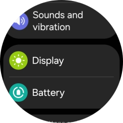 Press Display.