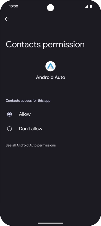 The app activity for the selected app is displayed. The app activity for the selected app is displayed.