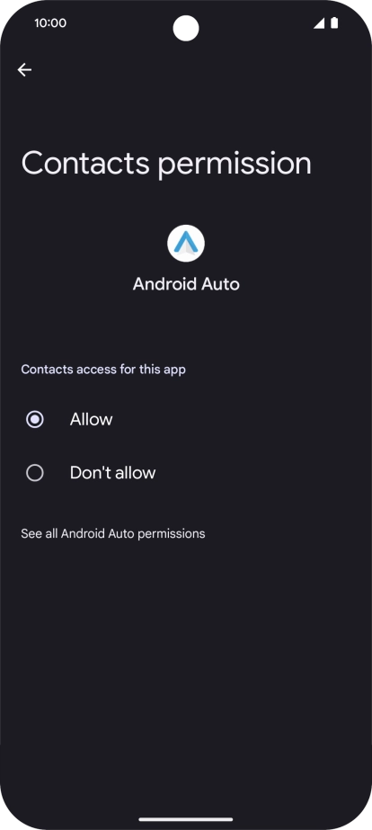 The app activity for the selected app is displayed. The app activity for the selected app is displayed.