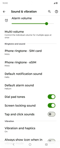 Press Phone ringtone. Press Phone ringtone.