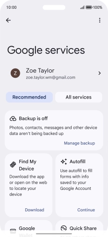 Press Find My Device. Press Find My Device.