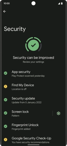 Press Screen lock and key in the current phone lock code. Press Screen lock and key in the current phone lock code.