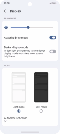 Press the indicator next to Press the indicator next to