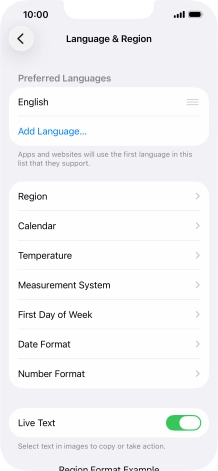 Press Add Language....
