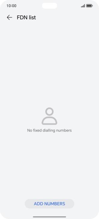 Press ADD NUMBERS. Press ADD NUMBERS.
