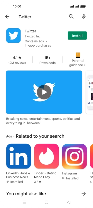 Press Twitter.