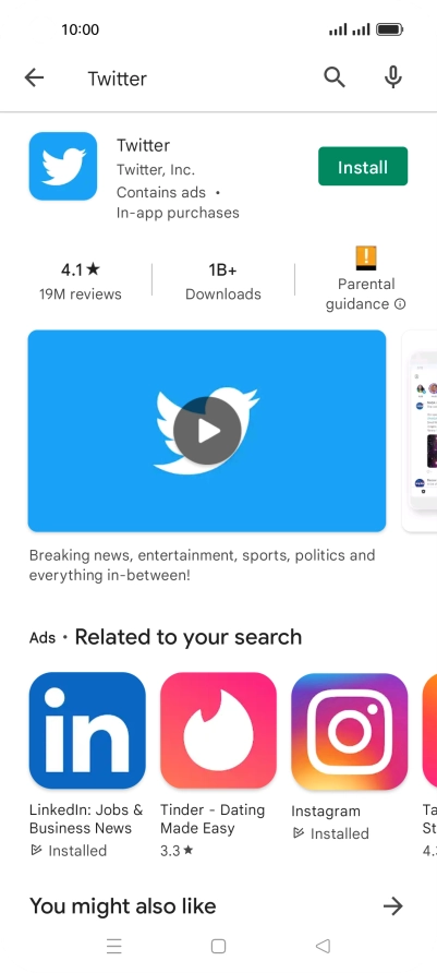 Press Twitter.