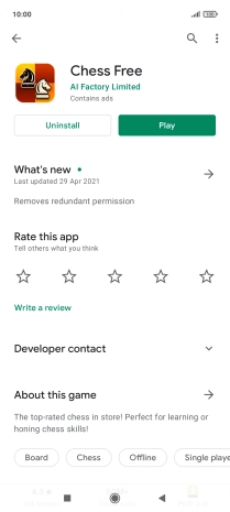 Press the Home key to return to the home screen.