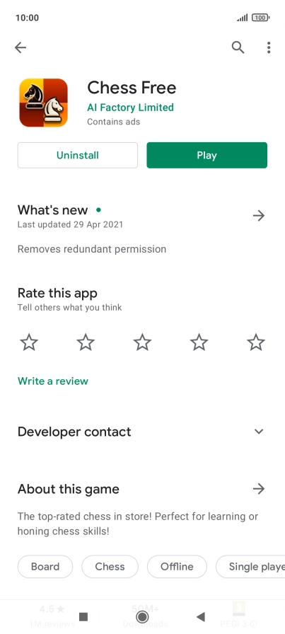 Press the Home key to return to the home screen.