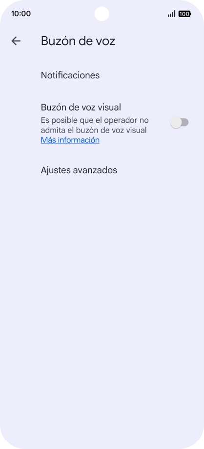 Pulsa Ajustes avanzados.