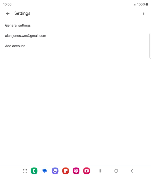 Press Add account.