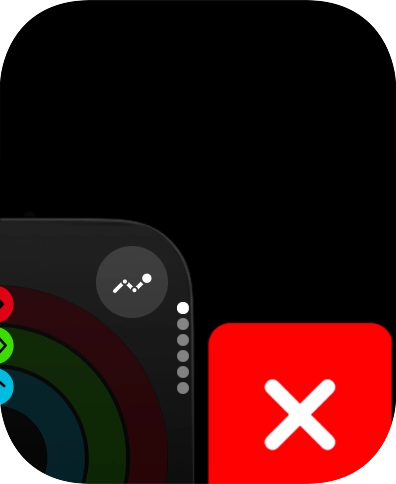 Press the close icon. Press the close icon.