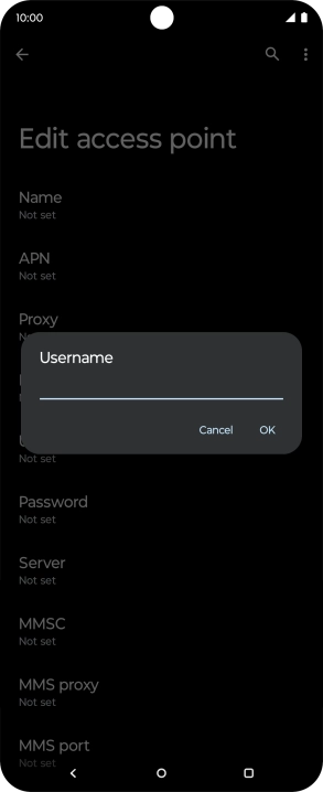 Key in wap and press OK.