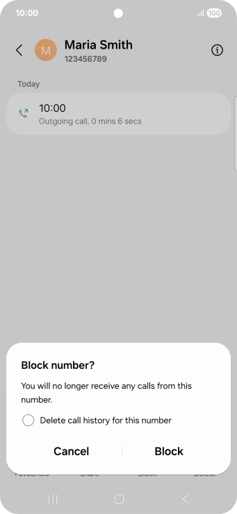 Press Block.