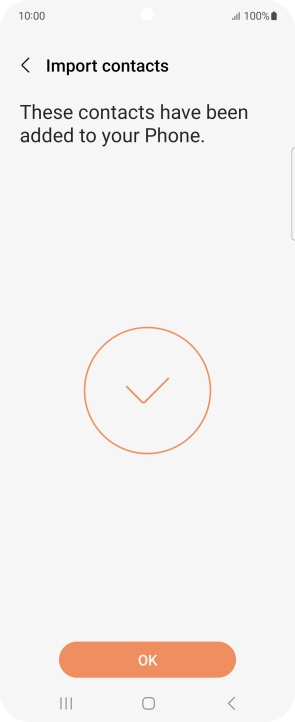 Press OK. Press OK.