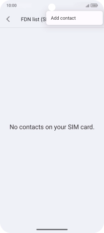 Press Add contact. Press Add contact.