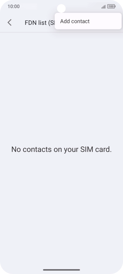 Press Add contact. Press Add contact.