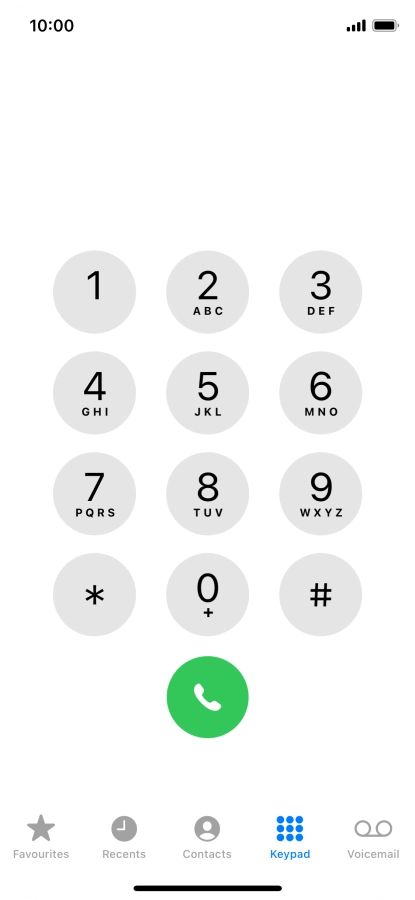 Press Keypad.