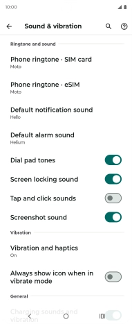 Press Phone ringtone. Press Phone ringtone.